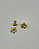 Brinco Flor Dupla Luxo Banho Ouro 18K - Imagem 5
