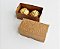 Caixa kraft para 2 Doces 8x4x4 cm - Imagem 2