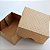 Caixa para docinhos ou bem-casados kraft / 7x7x3 - Imagem 2