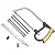 Kit 7 PEÇAS Arco De Serra Mini Serrote Para Vários Materiais - Imagem 2