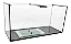 Aquário 100x40x50 6mm 200 Litros silicone preto H2Box - Imagem 1