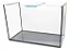 Aquário H2box 60x30x40 72 Litros vidro 5mm Silicone Preto E Eva - Imagem 1