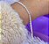 Pulseira rivieira cristal banhada a prata - Imagem 1