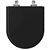 Tampa de Vaso Sanitário Laqueado Soft Close Smart Preto para vaso Celite - Imagem 1