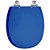 Tampa de Vaso Sanitário Laqueado Soft Close Aspen Azul para vaso Deca - Imagem 1