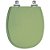 Tampa de Vaso Sanitário Laqueado Soft Close Aspen Verde Malva para vaso Deca - Imagem 1
