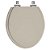 Tampa de Vaso Sanitário Laqueado Soft Close Convencional Oval Bege Saara para vaso Deca - Imagem 1
