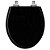Tampa de Vaso Sanitário Laqueado Soft Close Windsor Ébano (Preto) para vaso Deca - Imagem 1