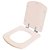 Tampa de Vaso Sanitário Laqueado Soft Close Bali Rosa Shell (Pêssego) para vaso Incepa - Imagem 2