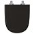 Tampa de Vaso Sanitário Laqueado Soft Close Ezedra Preto para vaso Ideal Standard - Imagem 1