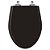 Tampa de Vaso Sanitário Laqueado Soft Close Victoria Preto para vaso Ideal Standard - Imagem 1