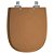 Tampa de Vaso Sanitário Laqueado Soft Close Donna Ocre para vaso Santamarina - Imagem 1