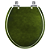 Tampa de Vaso Sanitário Laqueado Soft Close Convencional Oval Verde Degrade para Todos os Fabricantes - Imagem 1