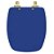 Tampa de Vaso Sanitário Laqueado Soft Close Stylus Azul para vaso Celite com Ferragem Dourada - Imagem 1