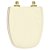 Tampa de Vaso Sanitário Laqueado Soft Close Monte Carlo Creme para vaso Deca com Ferragem Dourada - Imagem 1