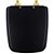 Tampa de Vaso Sanitário Laqueado Soft Close Boss Matte Black (Preto Fosco) para vaso Incepa com Ferragem Dourada - Imagem 1