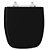 Tampa de Vaso Sanitário Laqueado Avant Plus Preto para vaso Incepa - Imagem 1