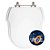 Tampa de Vaso Sanitário Poliéster Antibactéria Hampton Branco - Imagem 1