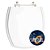 Tampa de Vaso Sanitário Poliéster Antibactéria Thema Branco para vaso Incepa Laufen - Imagem 1