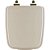 Tampa de Vaso Sanitário Poliéster Soft Close Boss Beige (Bege Fosco) para vaso Incepa com Ferragem Dourada - Imagem 1