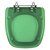 Tampa de Vaso Sanitário Poliéster Fit Verde Transparente para vaso Celite - Imagem 1