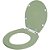 Tampa de Vaso Sanitário Poliéster Ravena Verde Malva para vaso Deca - Imagem 2