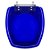 Tampa de Vaso Sanitário Poliéster Thema Azul Transparente para vaso Incepa - Imagem 1
