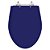 Tampa de Vaso Sanitário Poliéster Absolute Azul para vaso Ideal Standard - Imagem 1