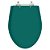 Tampa de Vaso Sanitário Poliéster Absolute Verde Amazônia para vaso Ideal Standard - Imagem 1