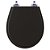 Tampa de Vaso Sanitário Laqueado Soft Close Avalon Preto para vaso Ideal Standard - Imagem 1
