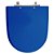 Tampa de Vaso Sanitário Laqueado Mondiale Azul Mineral para vaso Celite - Imagem 1