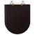 Tampa de Vaso Sanitário Laqueado Jasmim Preto para vaso Fiori - Imagem 1