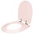 Tampa de Vaso Sanitário Laqueado Polo Rose (Rosa) para vaso Hervy - Imagem 2