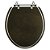 Tampa de Vaso Sanitário Laqueado Convencional Oval Marrom para vaso Ideal Standard - Imagem 1