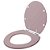 Tampa de Vaso Sanitário Laqueado Rosa Claro para Todas As vasos Convencionais - Imagem 2