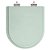 Tampa de Vaso Sanitário Poliéster Soft Close Riviera Agua Marinha (Verde Agua) para vaso Celite - Imagem 1