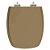Tampa de Vaso Sanitário Poliéster Soft Close Stylus Amarelo Terra para vaso Celite - Imagem 1