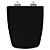 Tampa de Vaso Sanitário Poliéster Soft Close Stylus Excellence Preto para vaso Celite - Imagem 1