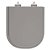 Tampa de Vaso Sanitário Poliéster Soft Close Vogue Plus Cinza Vip (Cinza Escuro) para vaso Deca - Imagem 6