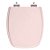 Tampa de Vaso Sanitário Poliéster Soft Close Laguna Rose para vaso Hervy - Imagem 1