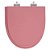 Tampa de Vaso Sanitário Poliéster Soft Close Studio Wild Rose para vaso Incepa - Imagem 1