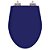 Tampa de Vaso Sanitário Poliéster Soft Close Absolute Azul Cobalto para vaso Ideal Standard - Imagem 1