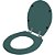Tampa de Vaso Sanitário Poliéster Soft Close Avalon Verde Amazonia para vaso Ideal Standard - Imagem 2