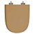 Tampa de Vaso Sanitário Poliéster Soft Close Ezedra Amendoa para vaso Ideal Standard - Imagem 1