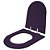 Tampa de Vaso Sanitário Poliéster Soft Close Ezedra Ametista (Roxo) para Ideal Standard - Imagem 2