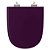 Tampa de Vaso Sanitário Poliéster Soft Close Ezedra Ametista (Roxo) para Ideal Standard - Imagem 1