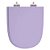 Tampa de Vaso Sanitário Poliéster Soft Close Ezedra Bermuda (Lilás) para Ideal Standard - Imagem 1