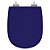 Tampa de Vaso Sanitário Poliéster Soft Close Paris Azul Cobalto para vaso Ideal Standard - Imagem 1