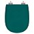 Tampa de Vaso Sanitário Poliéster Soft Close Paris Verde Amazonia para vaso Ideal Standard - Imagem 1