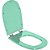 Tampa de Vaso Sanitário Poliéster Soft Close Paris Verde Claro para vaso Ideal Standard - Imagem 2